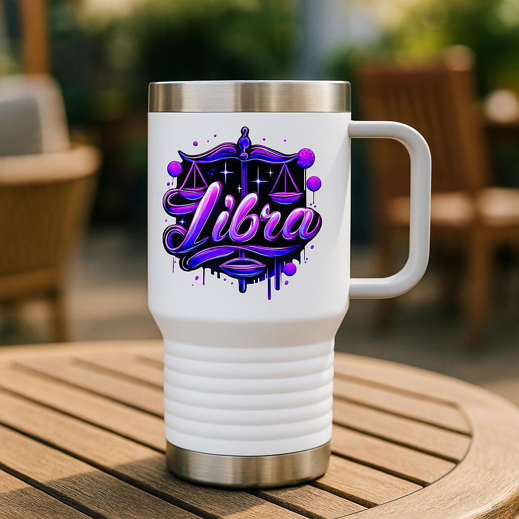 Libra 20oz Travel Mug – Balance & Beauty Edition