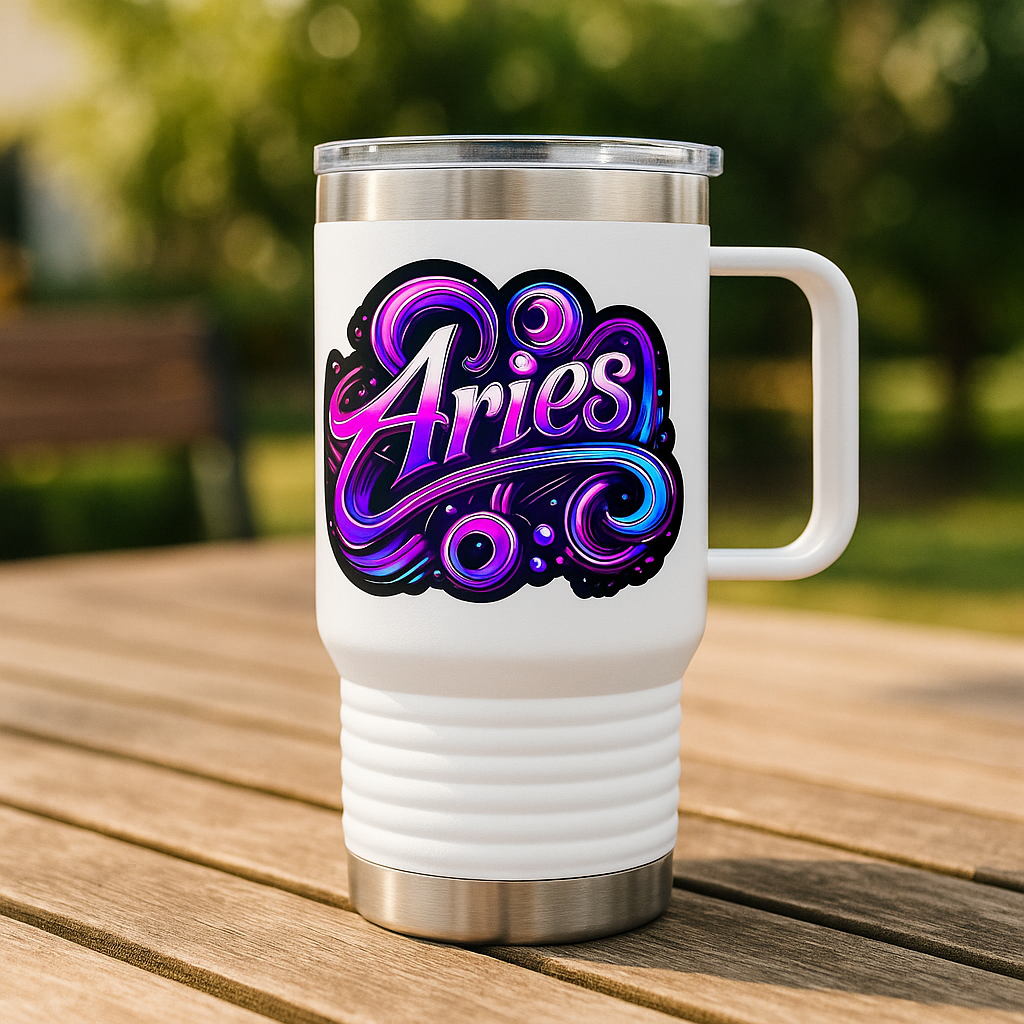 Aries 20oz Travel Mug – Fire Sign Edition
