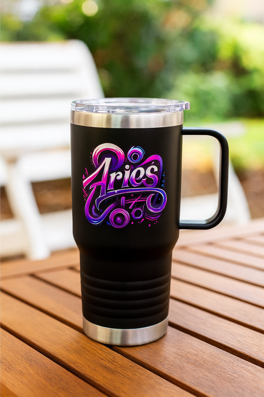 Aries 20oz Travel Mug – Fire Sign Edition