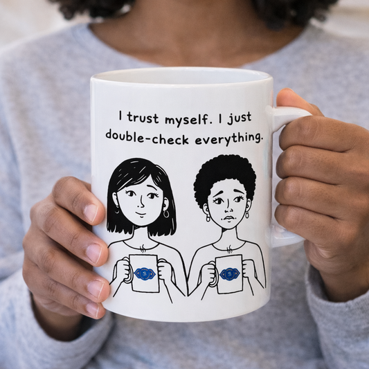 Animated Third Eye Chakra Mug – Intuitive… And Overthinking (11oz, 15oz)