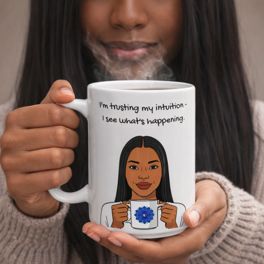 Third Eye Chakra 2026 Animated Mug – Trusting My Intuition 11oz/ 15oz