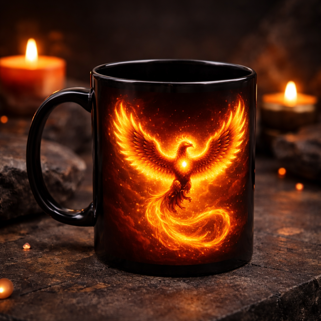 Ember Light Ascension – Phoenix Rise Mug