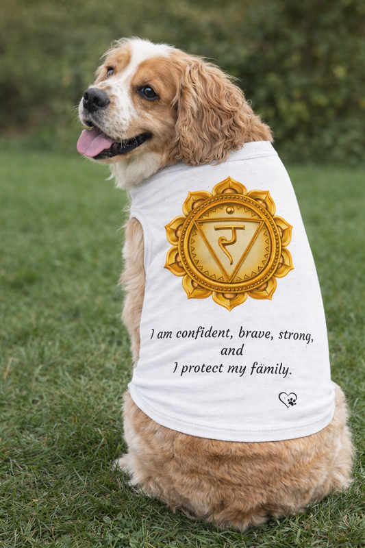 Sacred Guardian Pet Tank – Solar Plexus Chakra (Confidence & Courage)