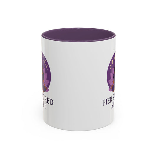 Her Sacred Shift Logo Mug – Crown Chakra Energy (11oz / 15oz)