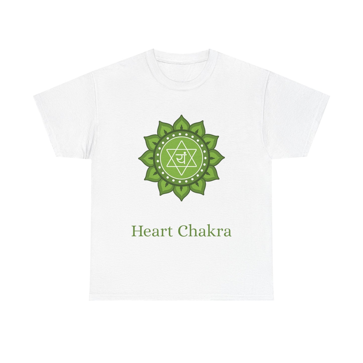 Heart Chakra Symbol T-Shirt – Love, Compassion & Harmony