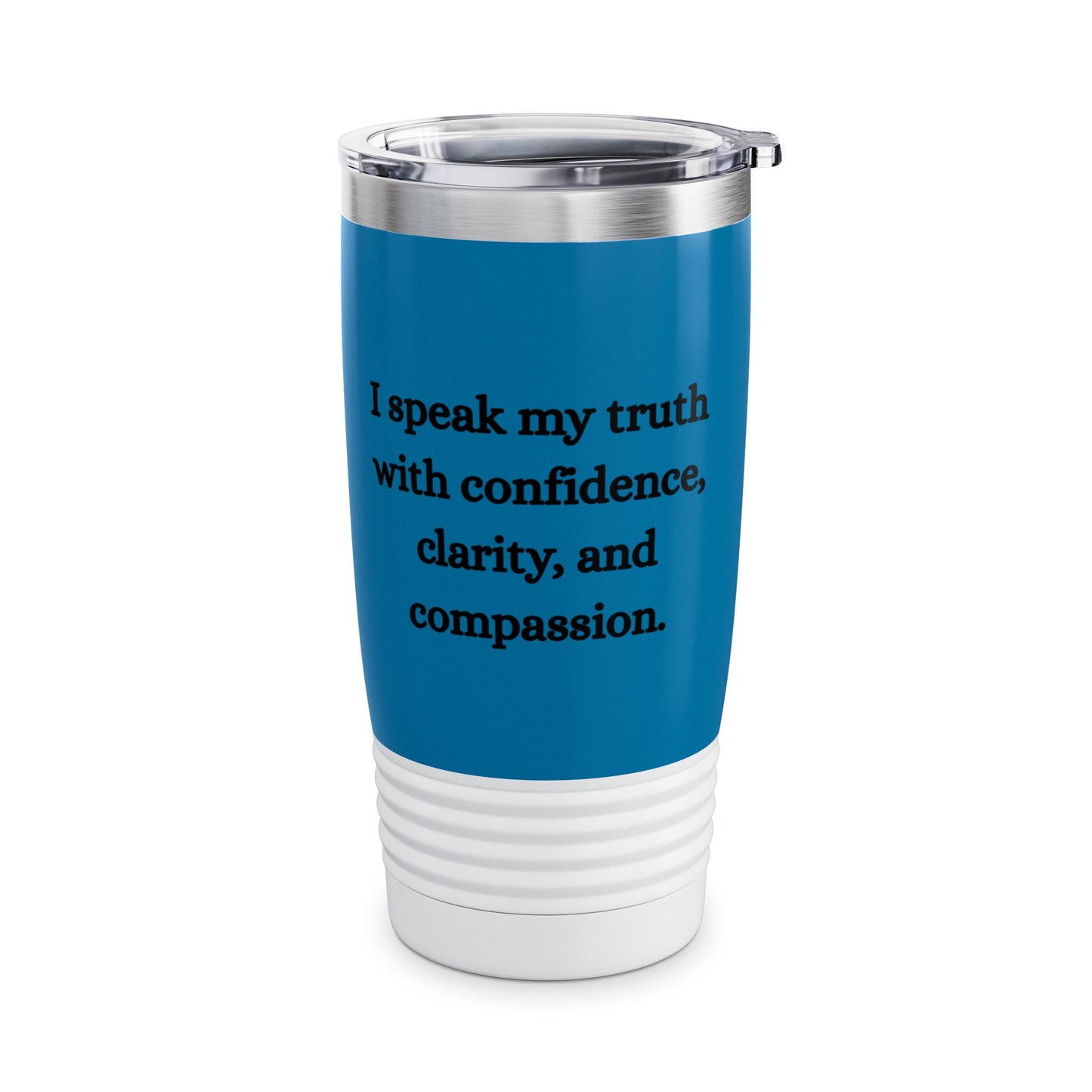 Throat Chakra Stainless Steel 20oz Tumbler – Truth & Expression