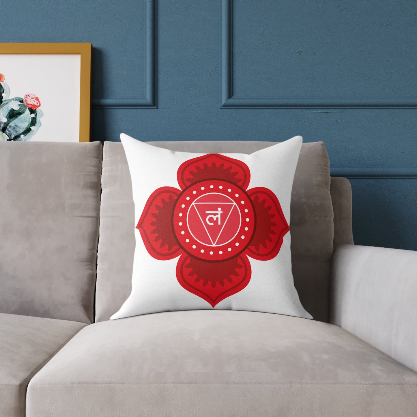 Root Chakra Affirmation Pillow