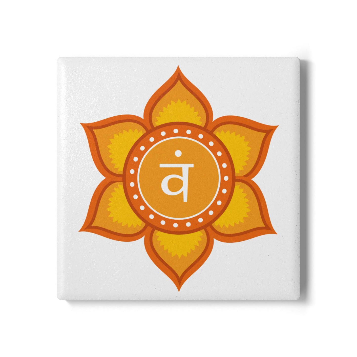 Sacral Chakra Coaster – Flow, Creativity & Emotional Balance