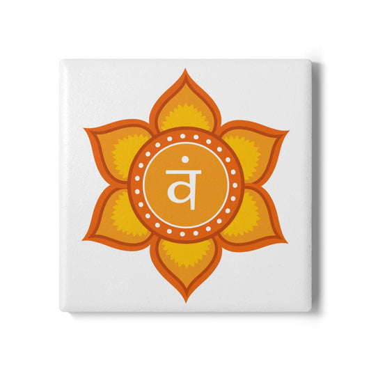 Sacral Chakra Coaster – Flow, Creativity & Emotional Balance