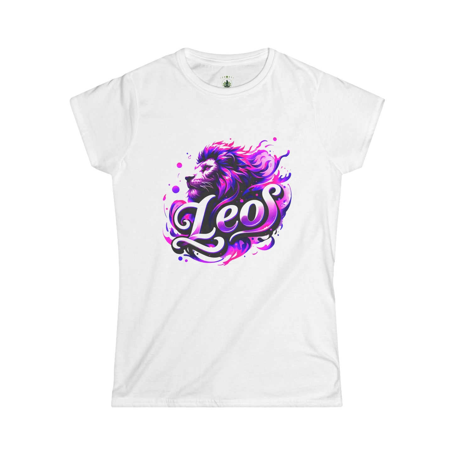 Leo Zodiac T-Shirt – Bold Black & White Design 1