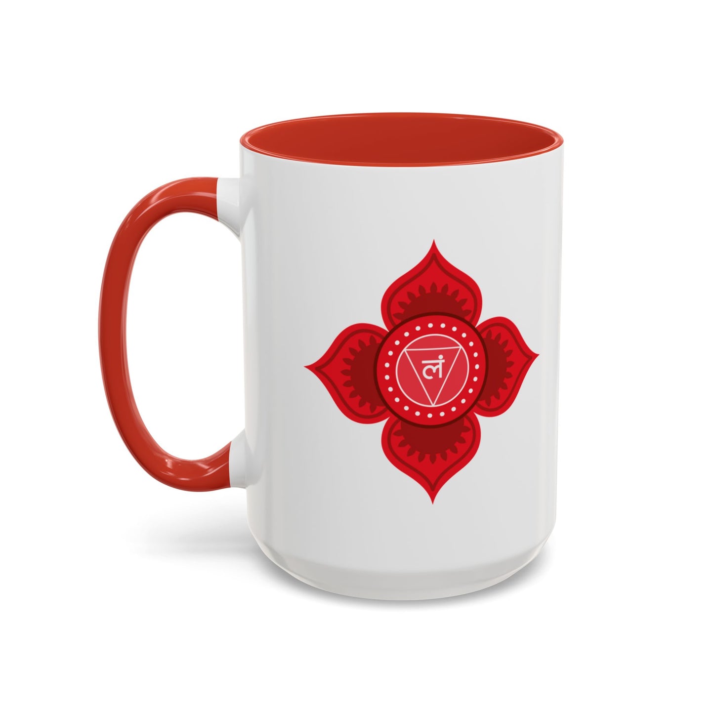 Root Chakra Mug – I Am Rooted in Purpose and Protected by Peace (11oz / 15oz)