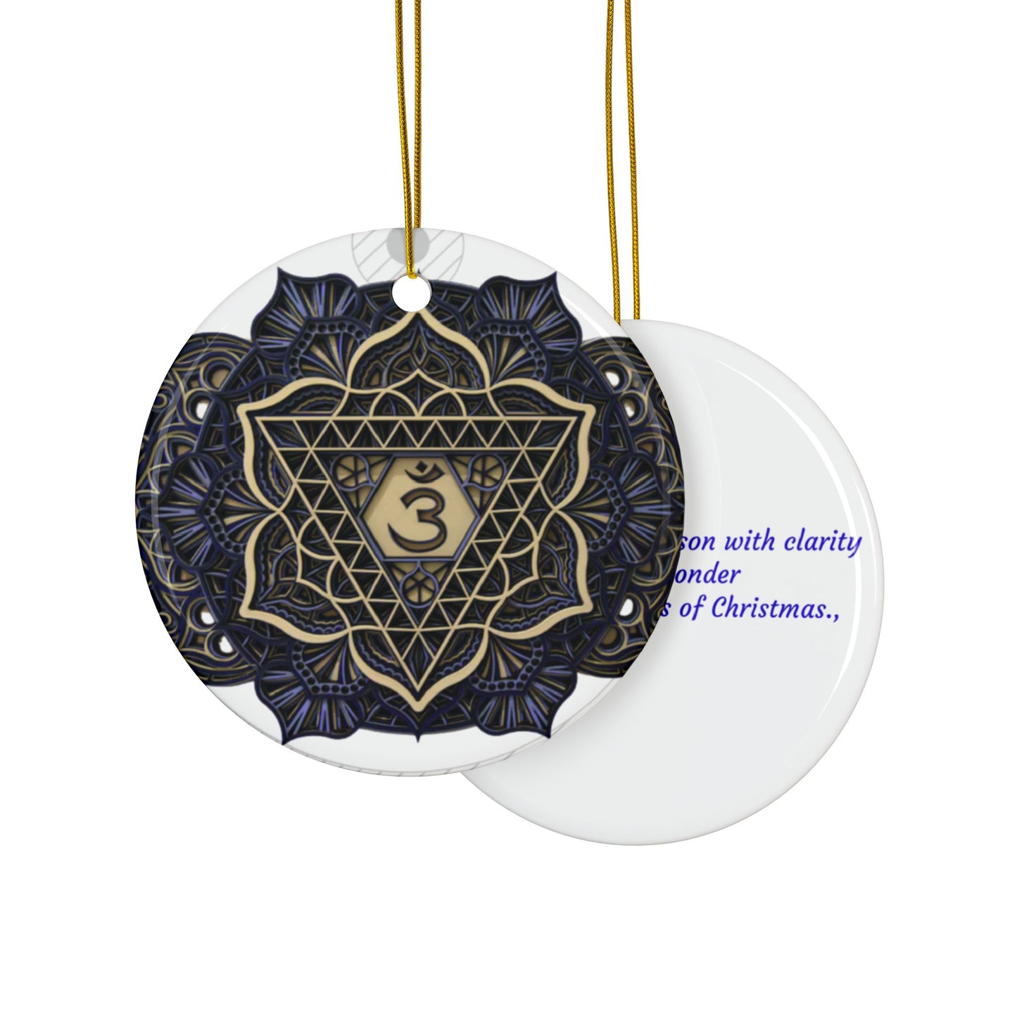Ceramic Chakra Ornament Bundle – Seven Chakras of Christmas Light