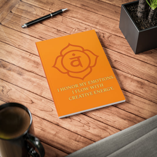 Sacral Chakra A5 Notebook – “Her Sacred Flow”