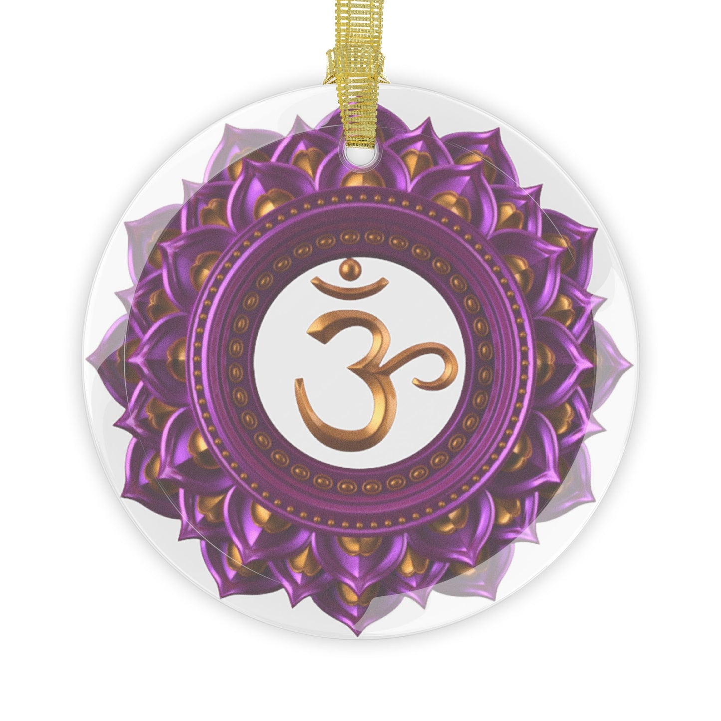 Crown Chakra Glass Ornament – Holiday Harmony Collection