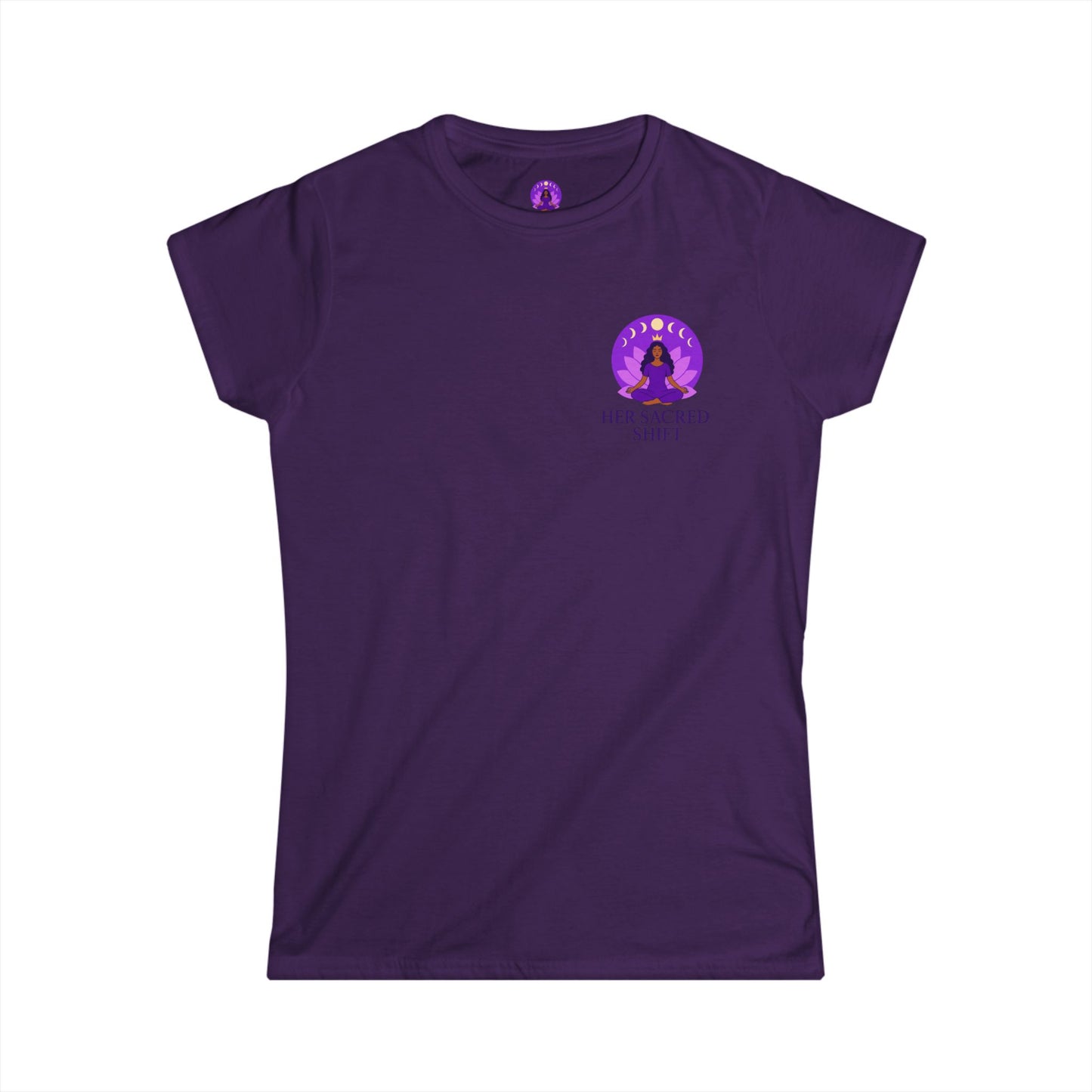 Her Sacred Shift Crown Chakra Tee – Align with Divine Wisdom