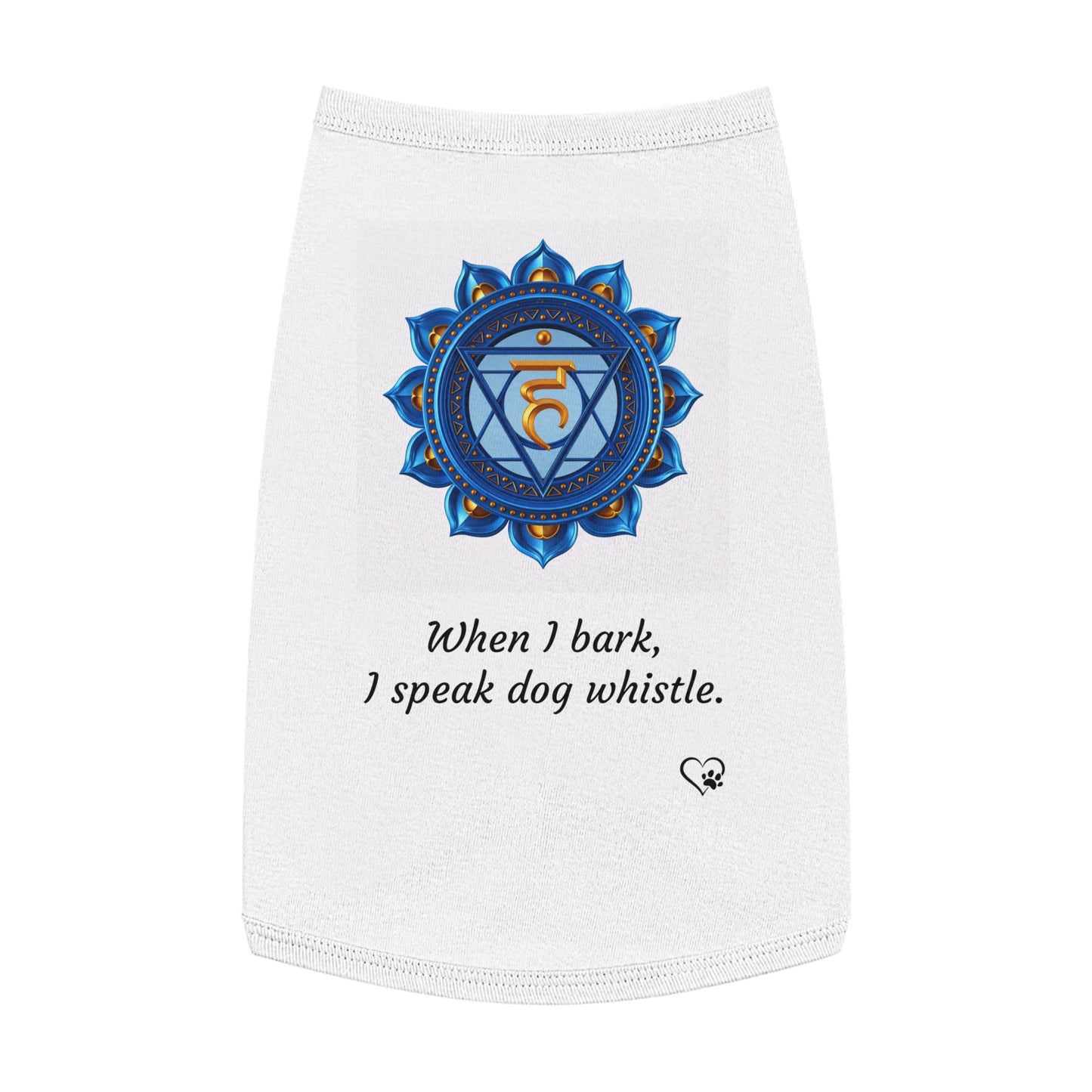 Sacred Guardian Pet Tank – Throat Chakra (Communication & Awareness)