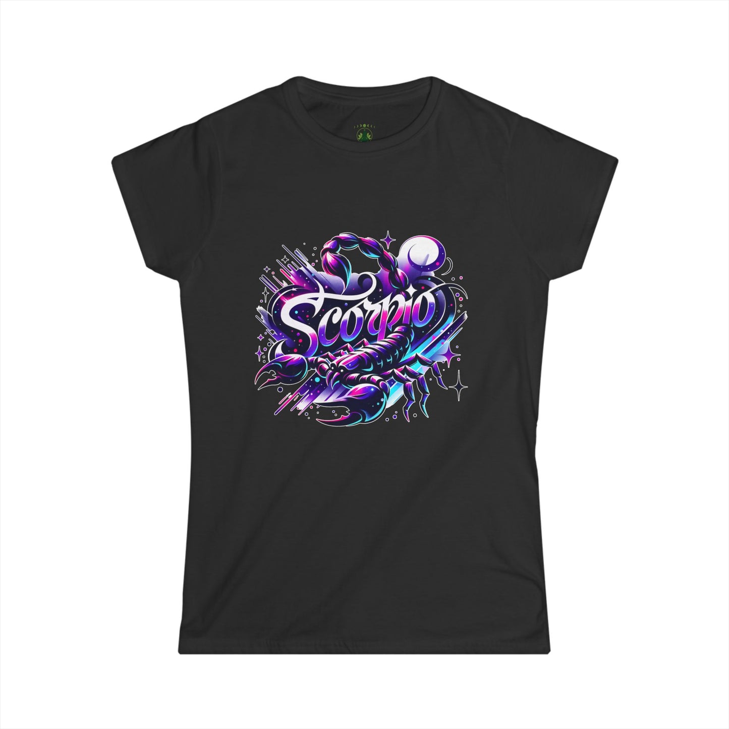 Scorpio Zodiac T-Shirt – Bold Black & White Design 2