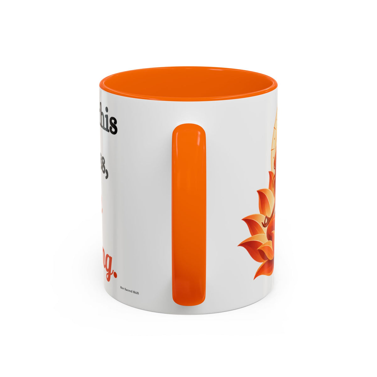 Sacred Becoming™ Sacral Chakra Mug — Quiet Reflection Edition | 11oz & 15oz.
