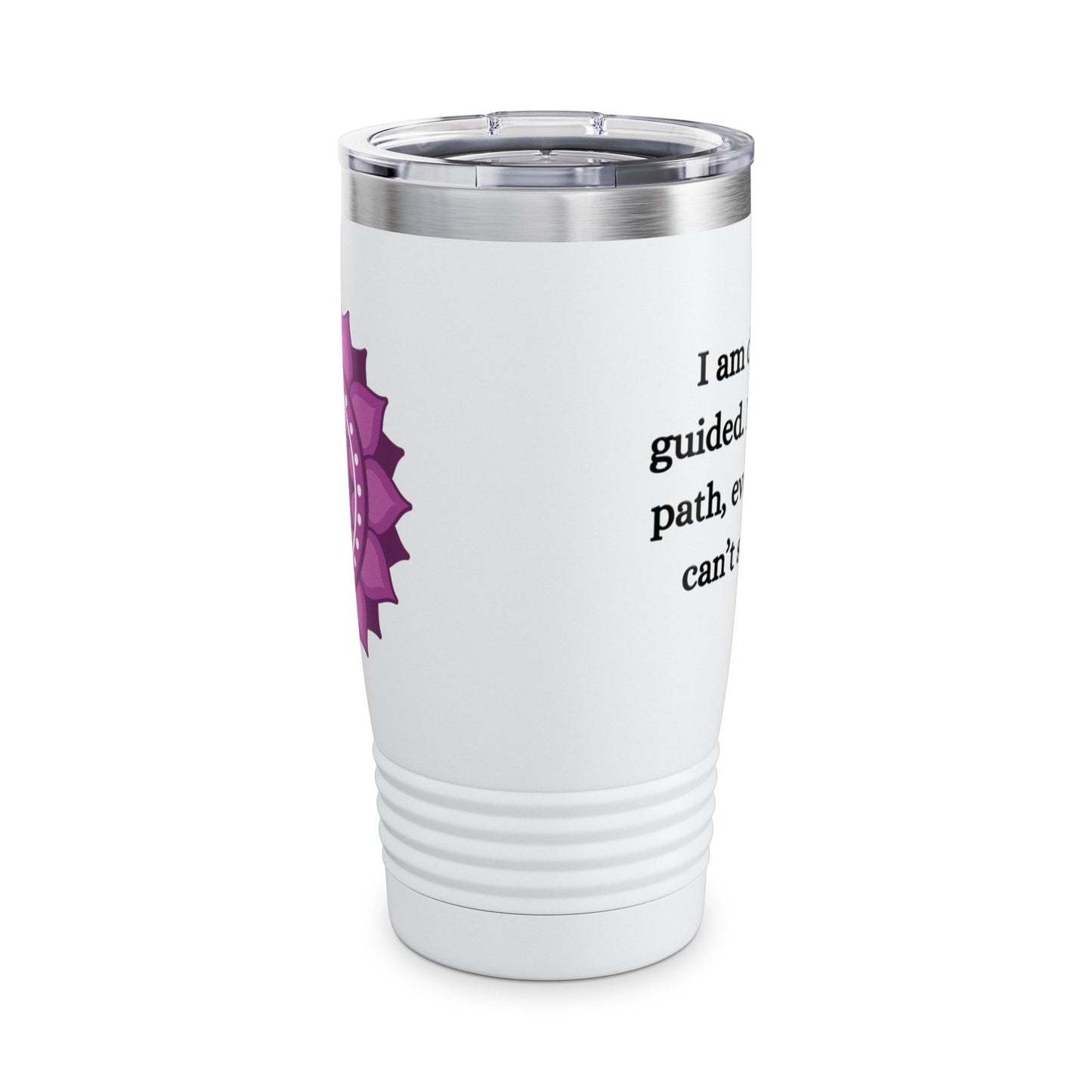 Crown Chakra Stainless Steel 20oz Tumbler – Spiritual Connection (White)