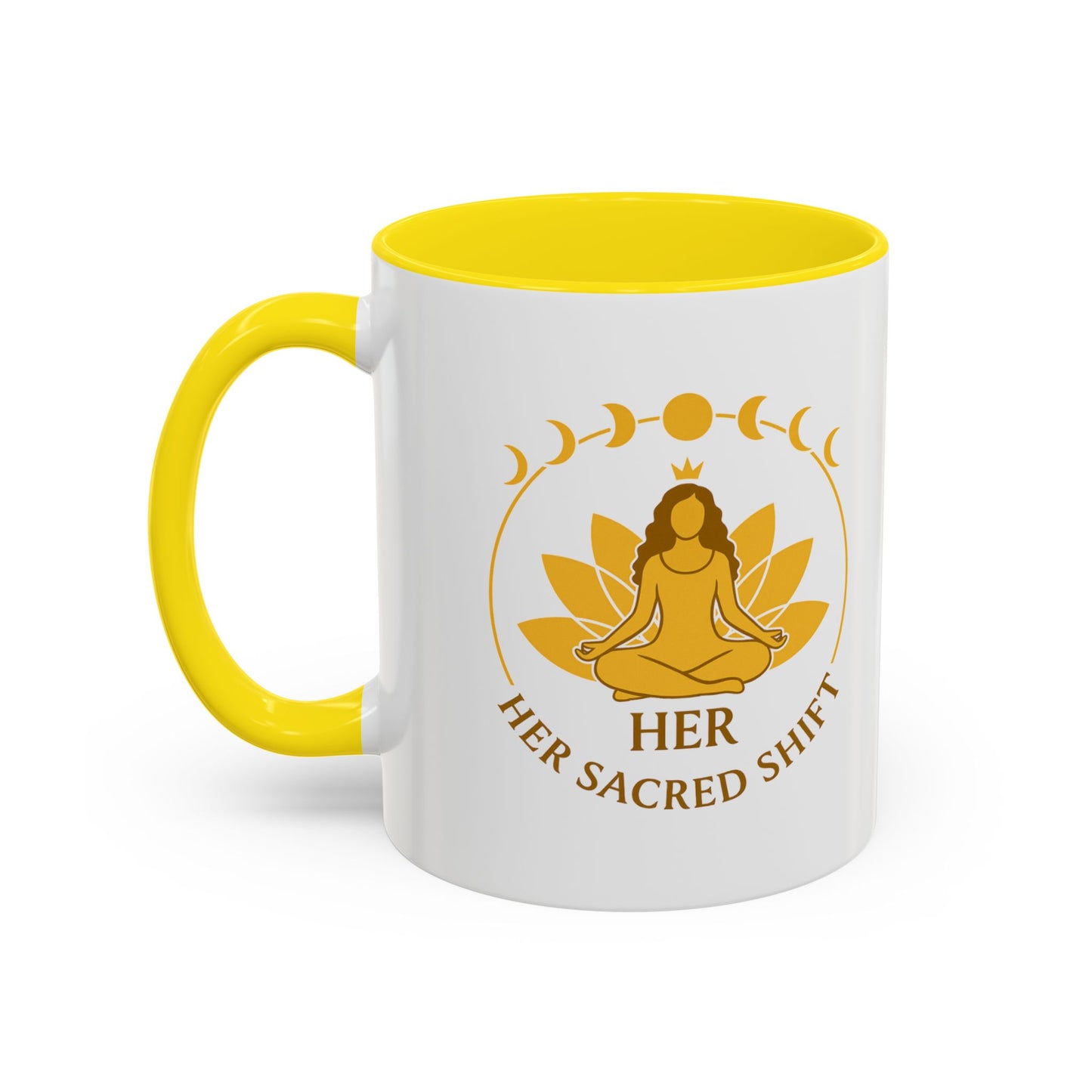 Her Sacred Shift Logo Mug – Solar Plexus Energy (11oz / 15oz)