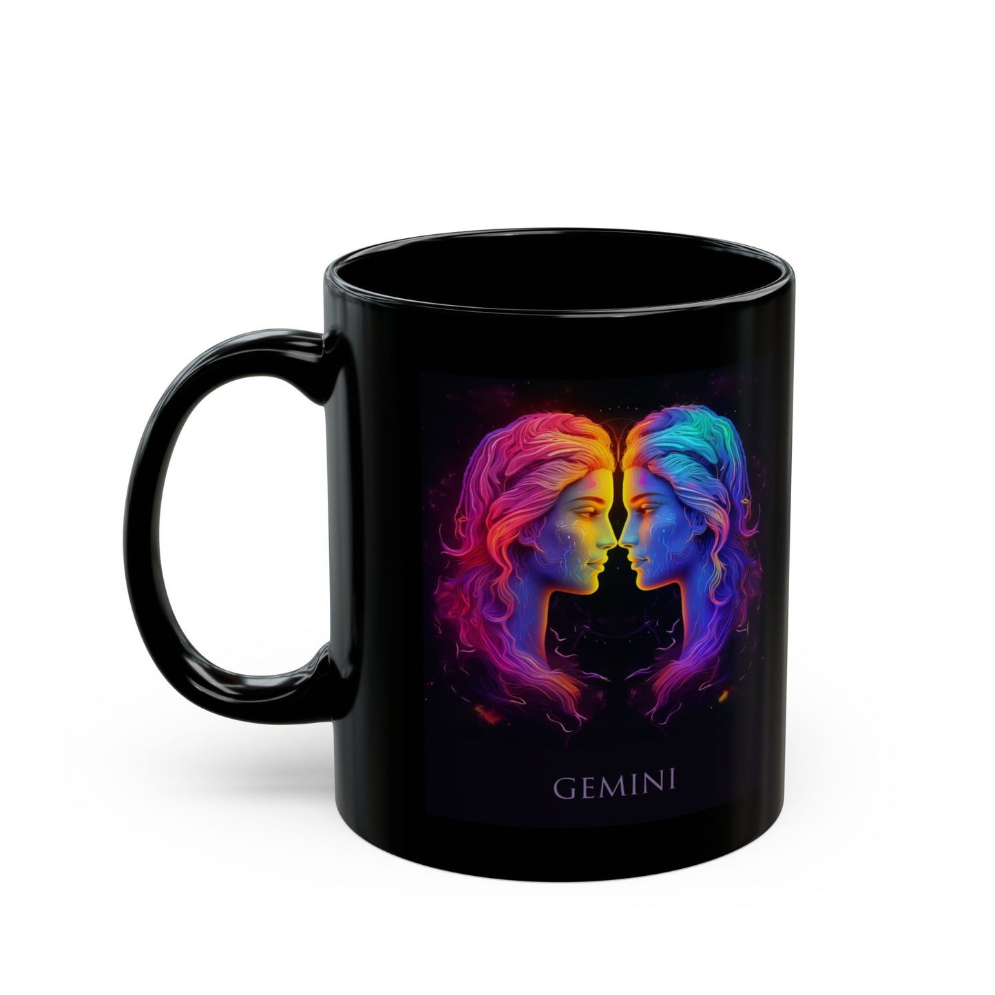 Gemini Zodiac Affirmation Mug – Expressive & Dynamic