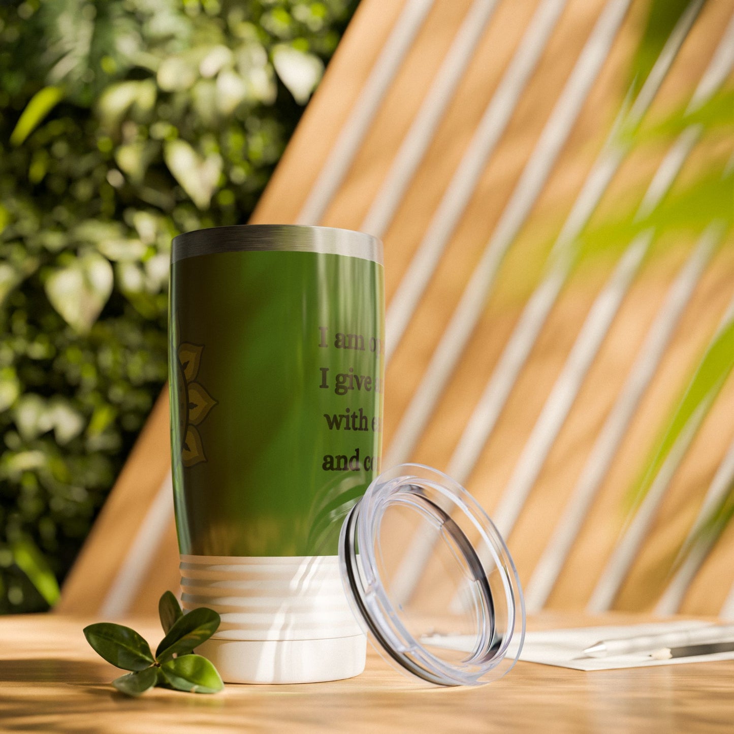 Heart Chakra Stainless Steel 20oz Tumbler – Love & Compassion