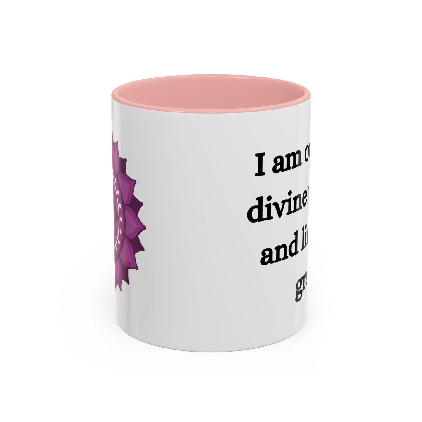 Crown Chakra Mug – I Am One with Divine Wisdom and Limitless Grace (11oz / 15oz)