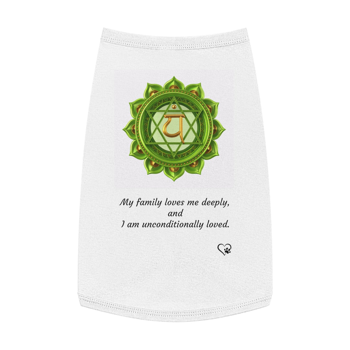 Sacred Guardian Pet Tank – Heart Chakra (Unconditional Love)