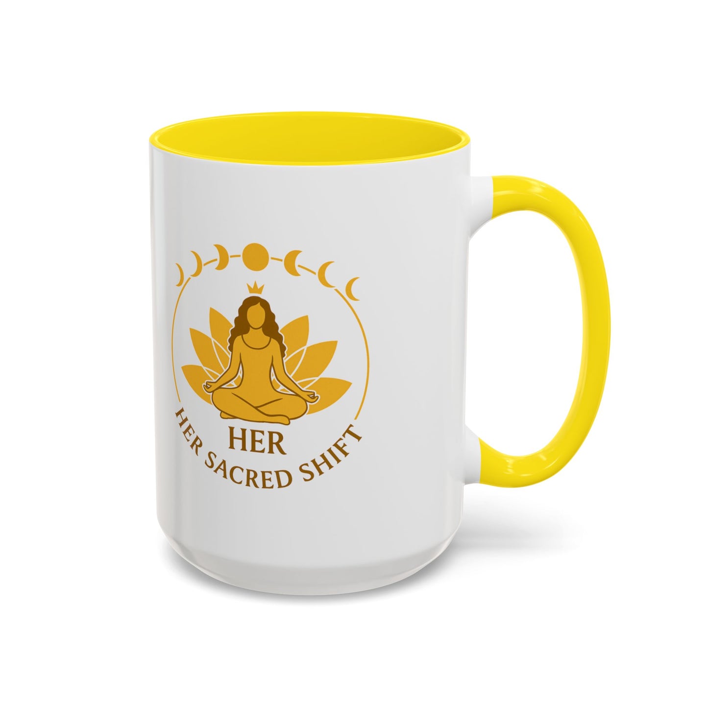 Her Sacred Shift Logo Mug – Solar Plexus Energy (11oz / 15oz)