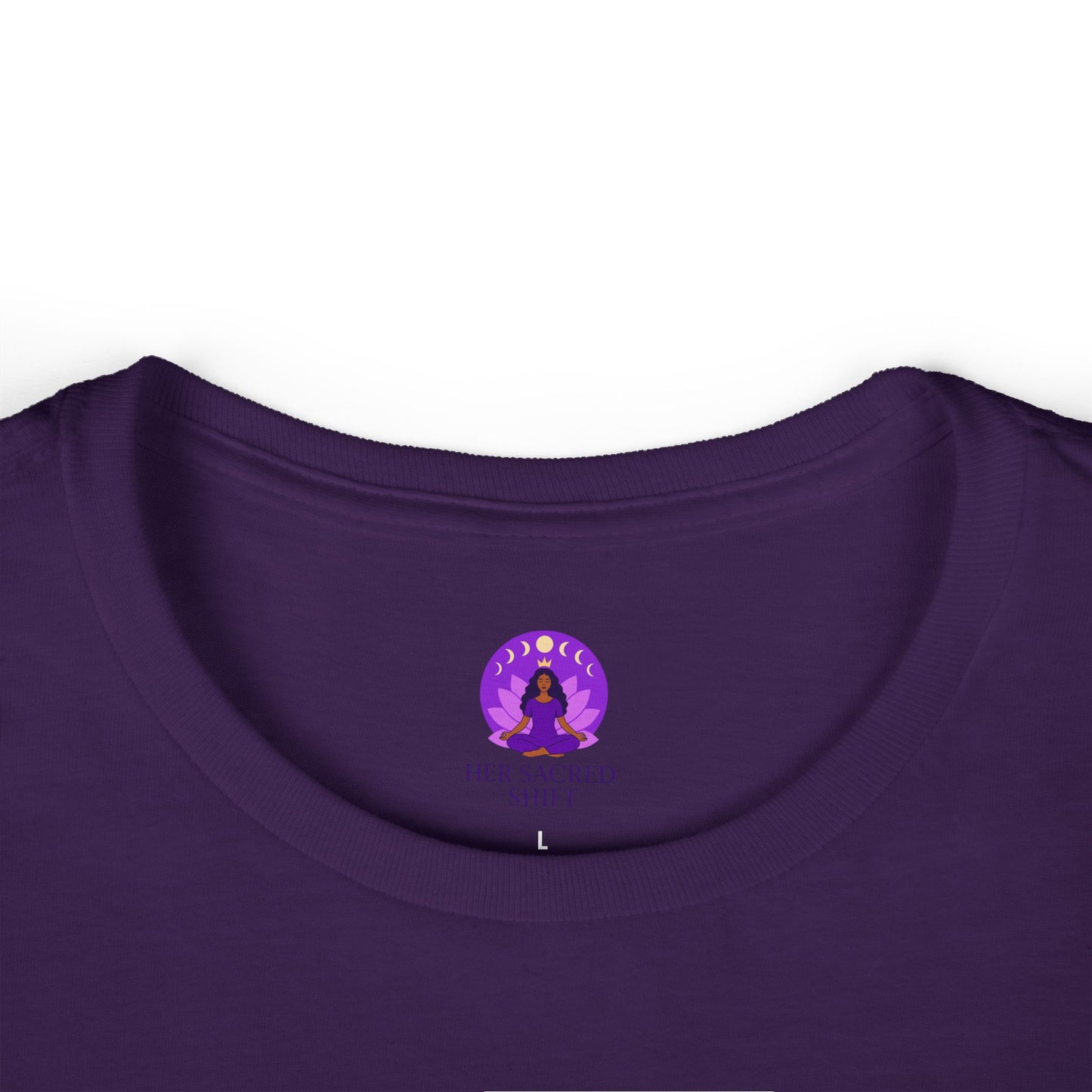 Her Sacred Shift Crown Chakra Tee – Align with Divine Wisdom