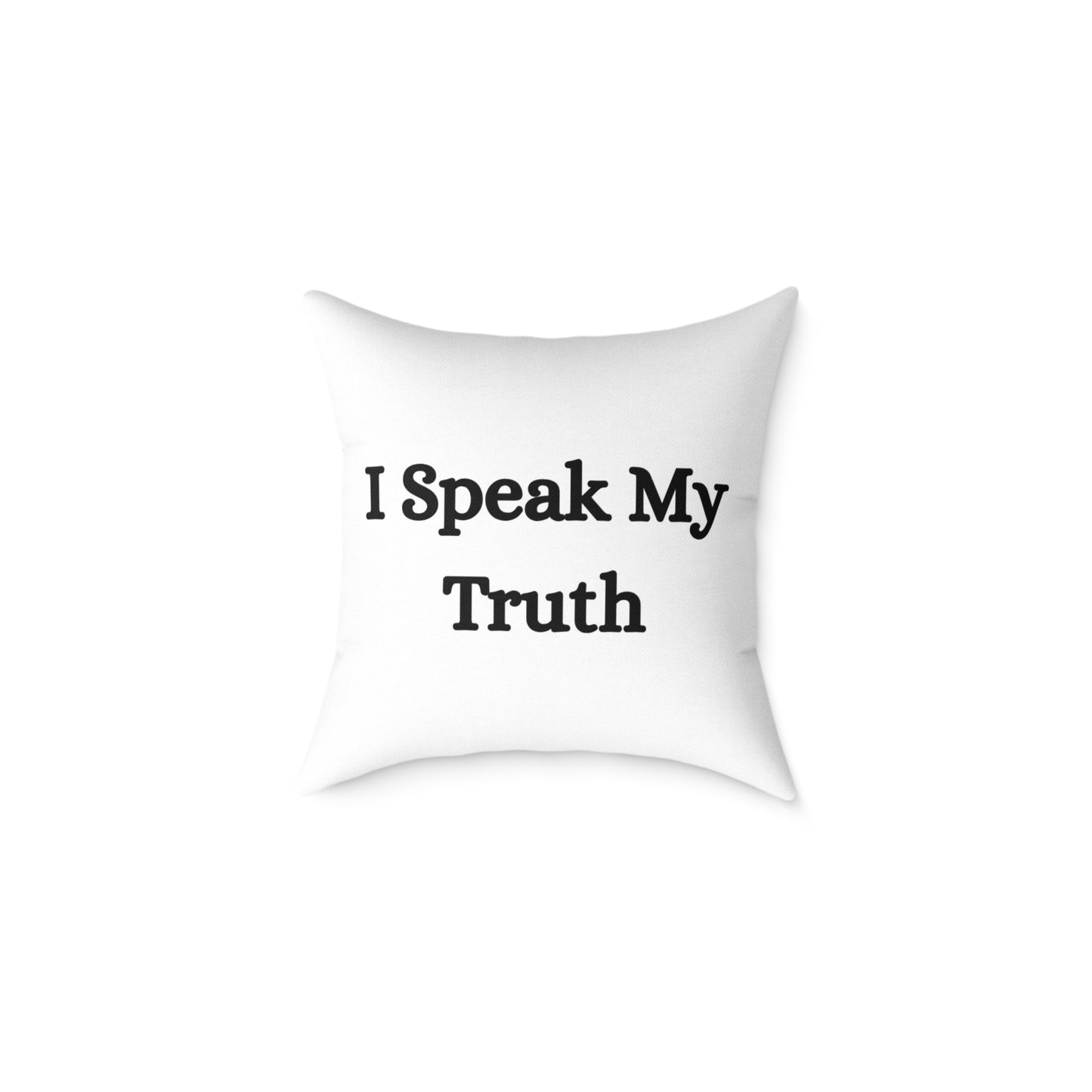 Throat Chakra Throw Pillow – I Speak My Truth