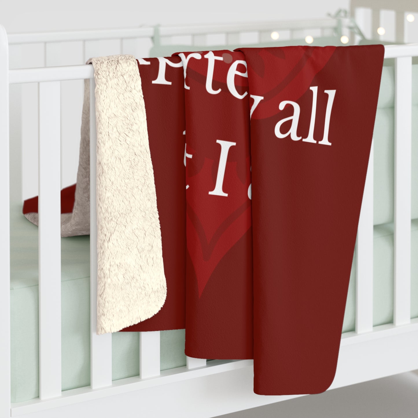 Root Chakra Premium Sherpa Blanket — Grounding, Stability & Sacred Support