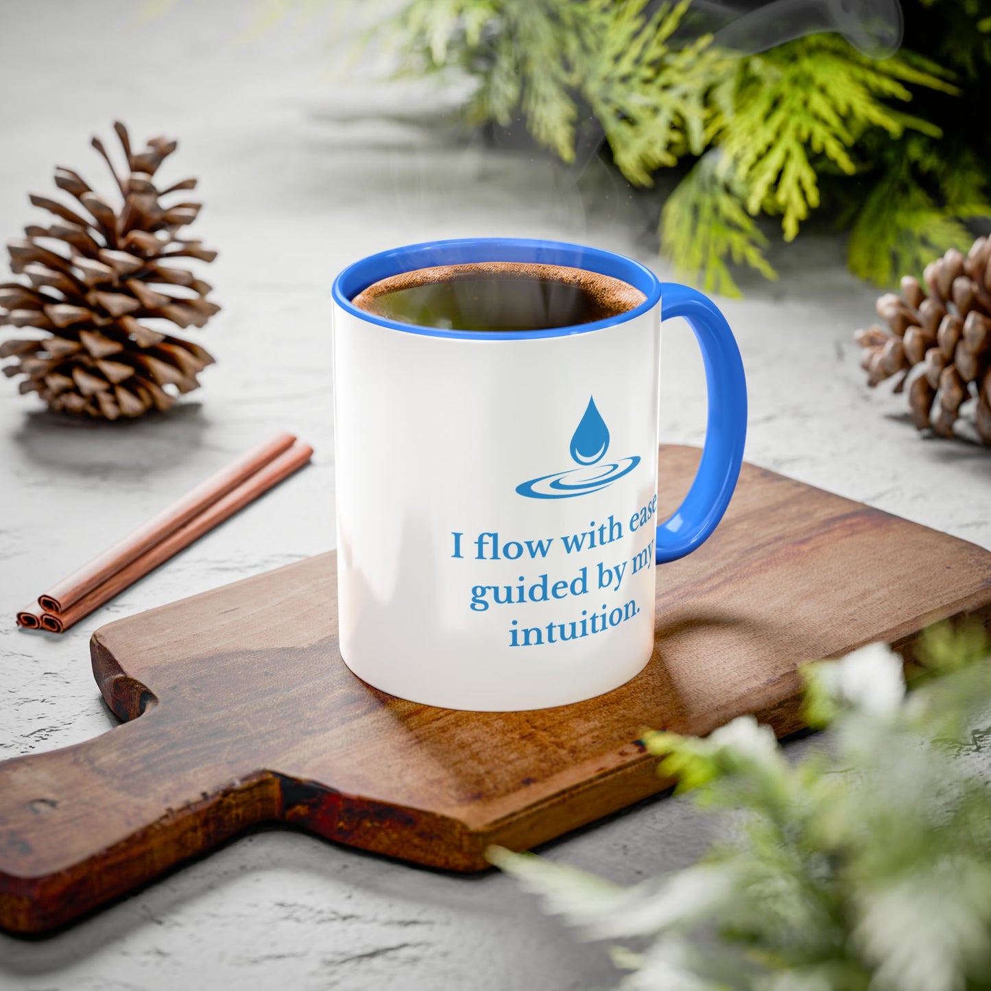 Water Element Affirmation Mug – Calm & Intuition