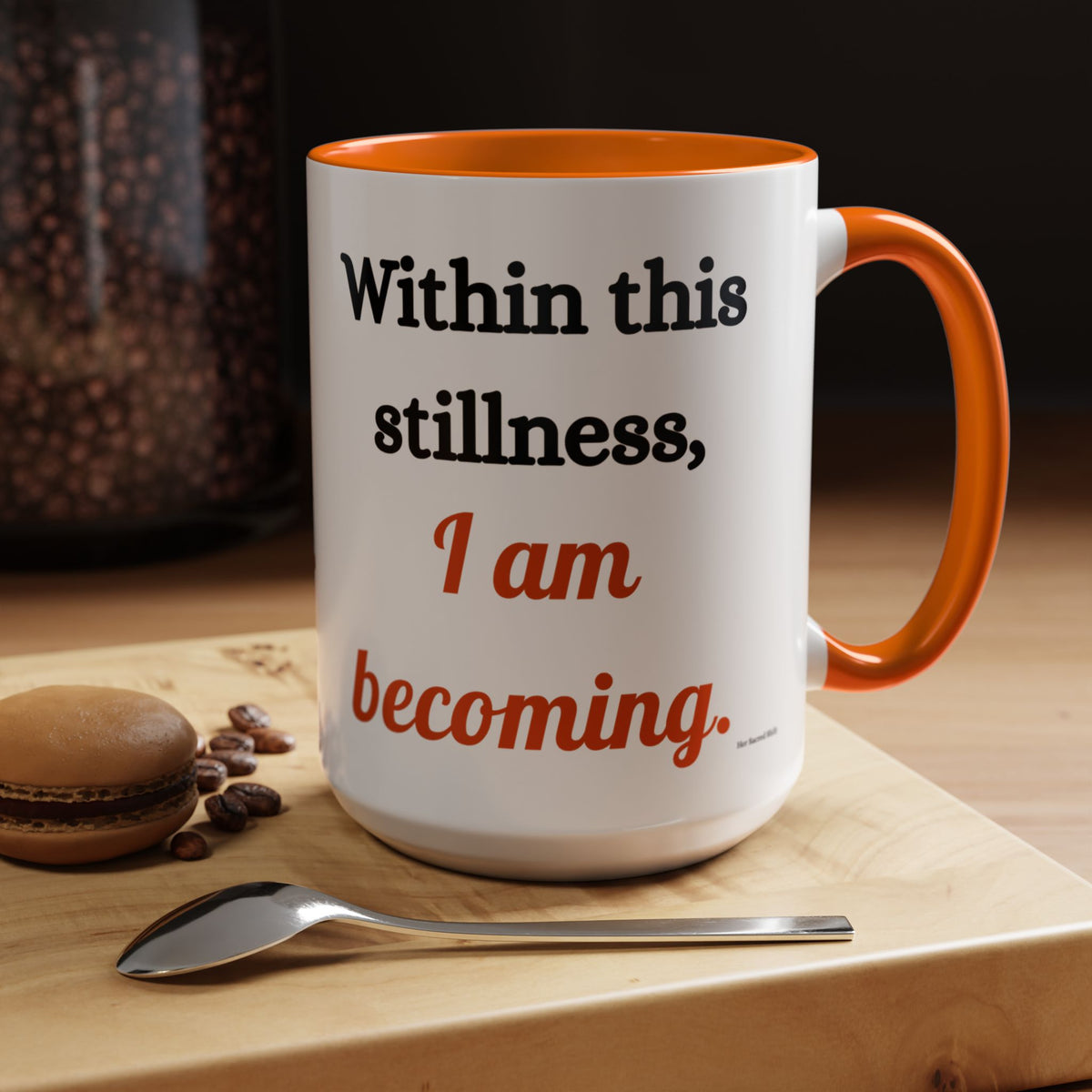 Sacred Becoming™ Sacral Chakra Mug — Lotus Meditation Edition | 11oz & 15oz