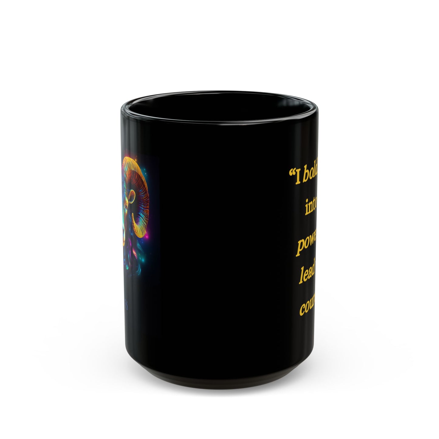 Aries Zodiac Affirmation Mug – Bold & Fearless