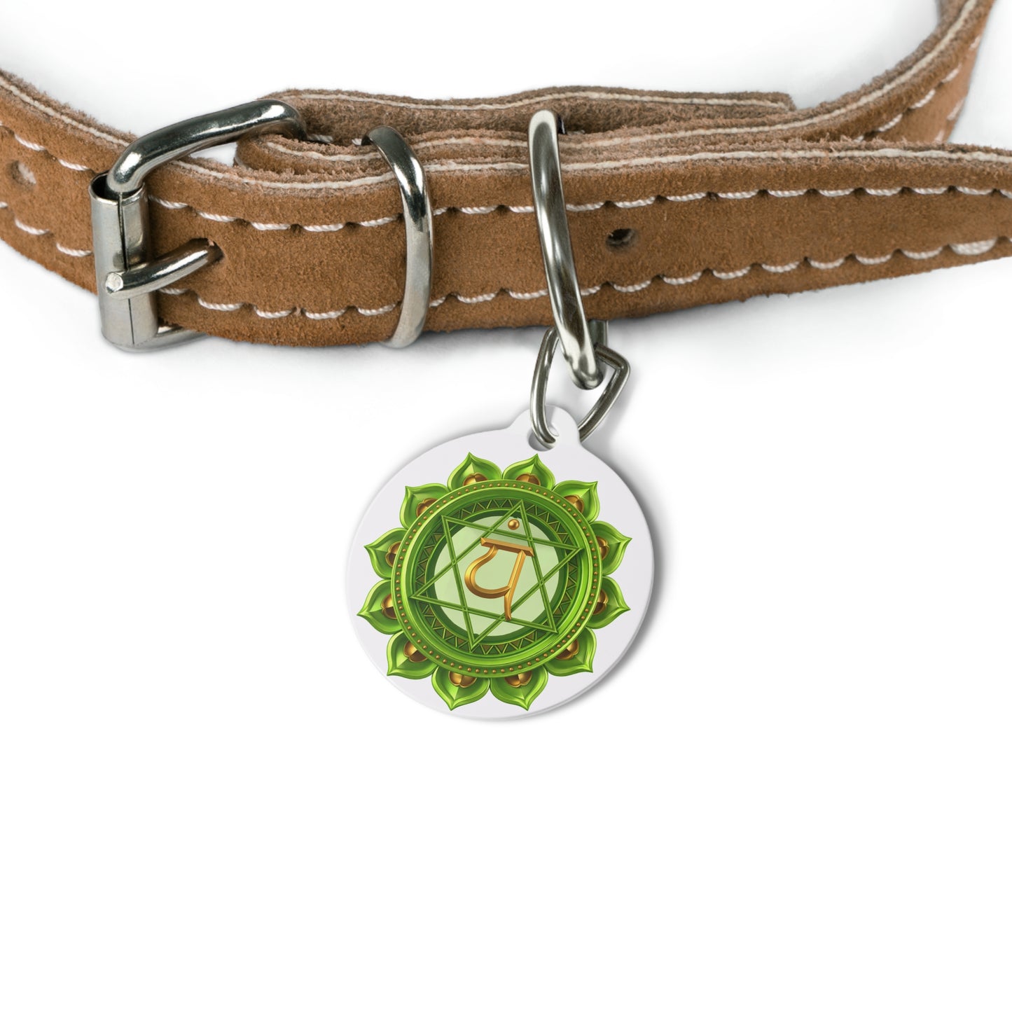 Heart Chakra Pet Tag – Love & Harmony for Your Soul Companion