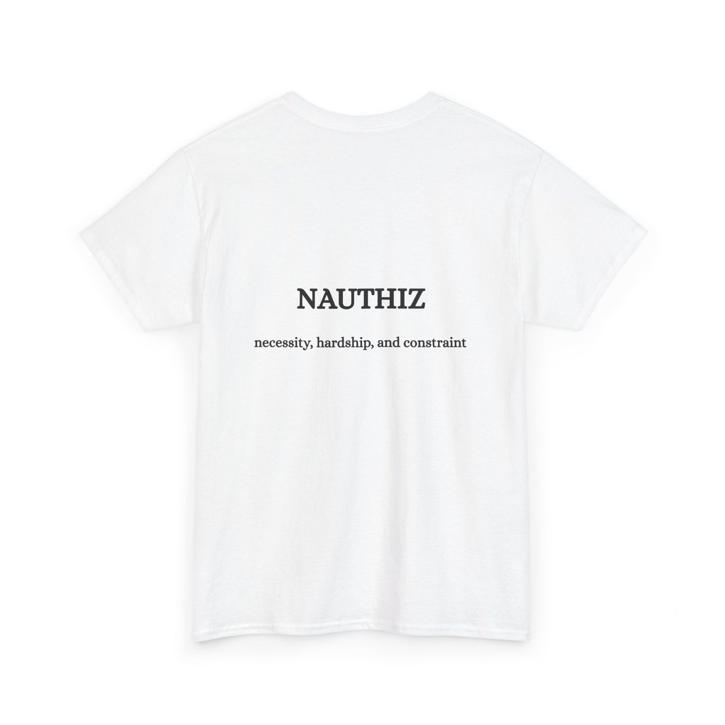 Nauthiz: Divine Delay Tee – Trust the Timing