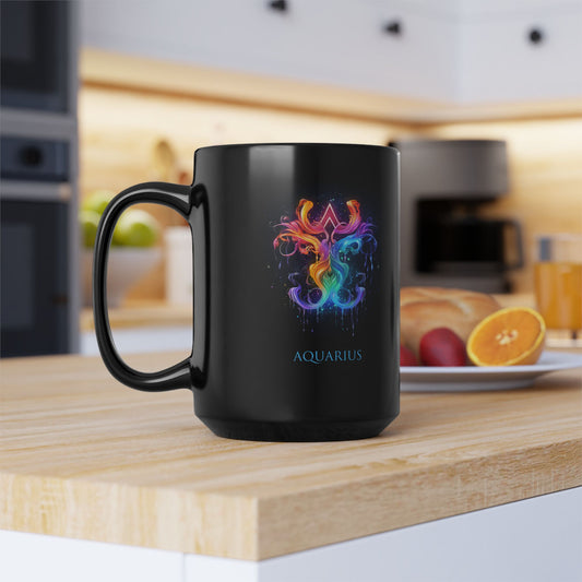 Aquarius Zodiac Affirmation Mug – Visionary & Free-Spirited