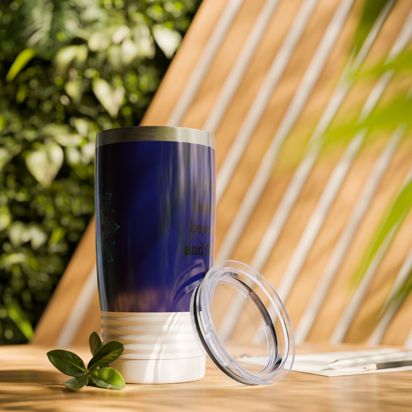 Third Eye Chakra Stainless Steel 20oz Tumbler – Intuition & Clarity
