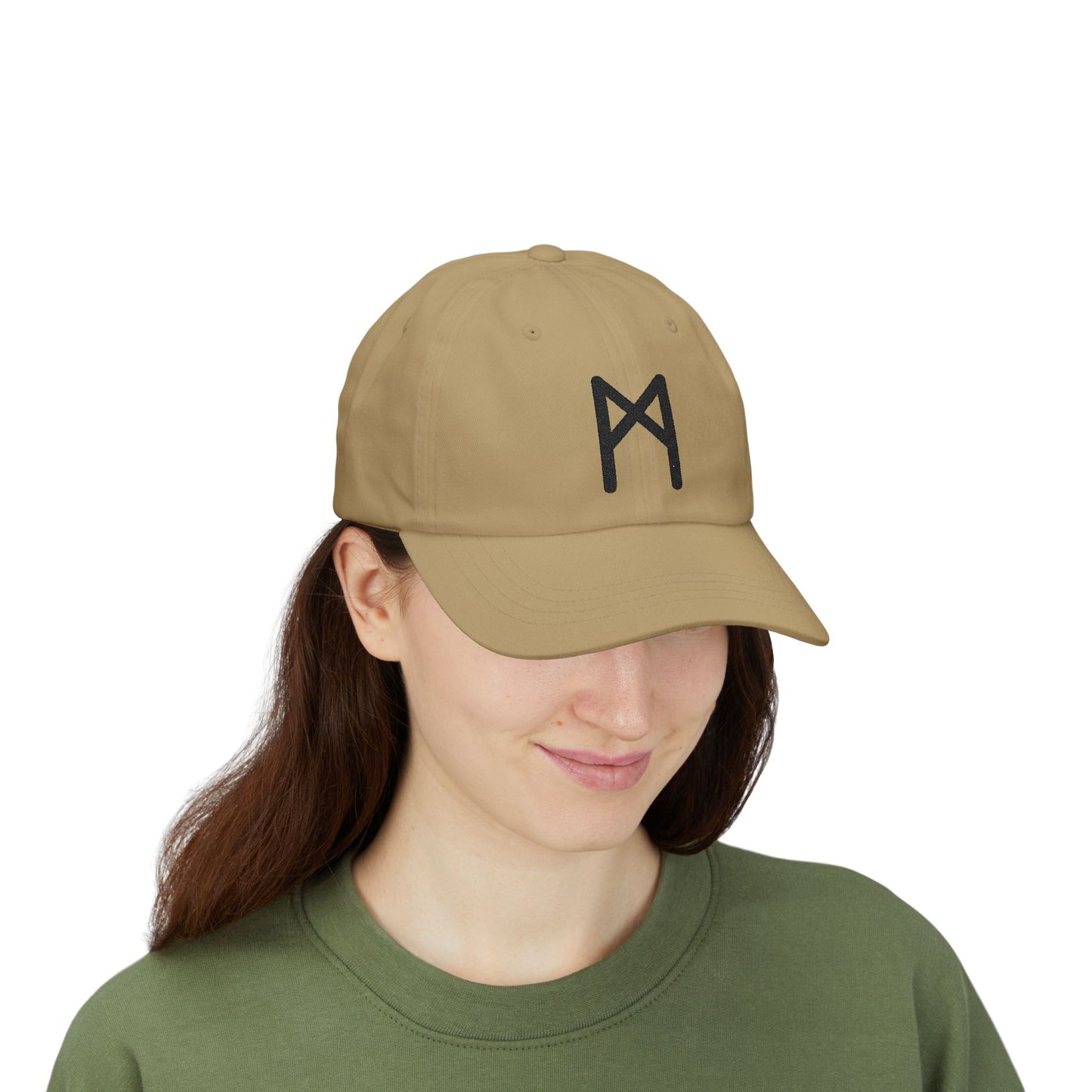 Mannaz Rune Cap – Divine Self, Collective Wisdom