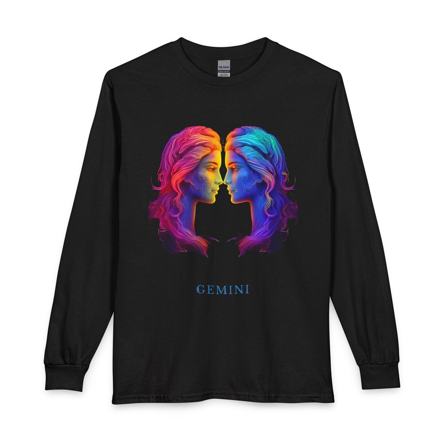 Gemini Long Sleeve Zodiac T-Shirt – Duality & Divine Expression