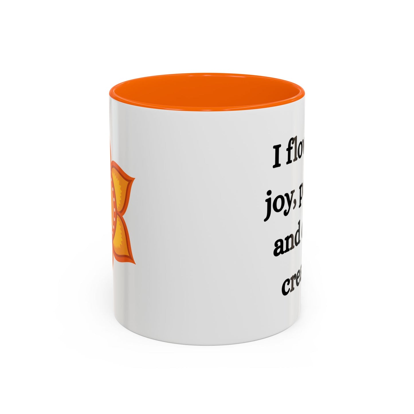 Sacral Chakra Mug – I Flow with Joy, Passion, and Divine Creation (11oz / 15oz)