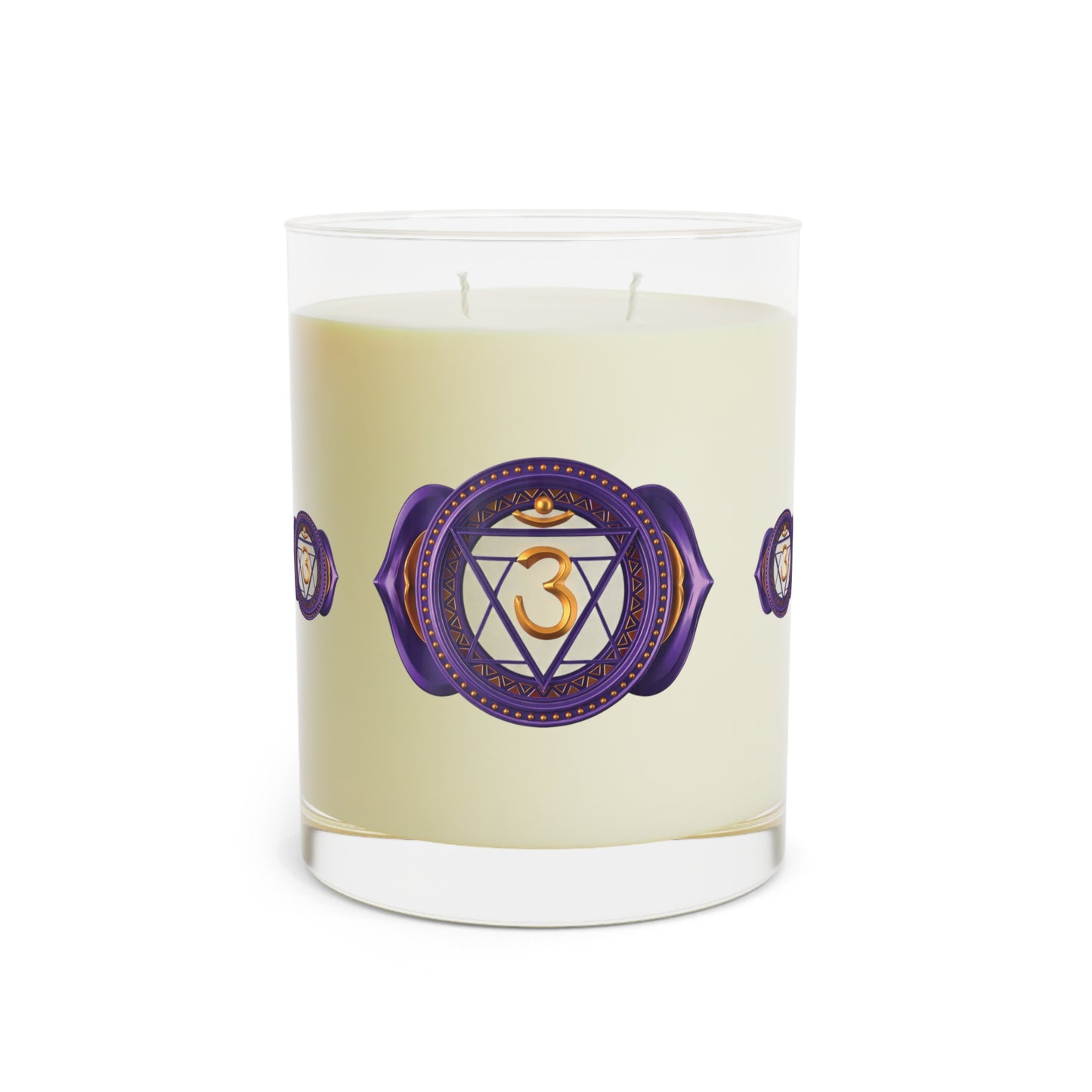 Third Eye Chakra Ritual Candle – Awaken Your Intuition & Inner Vision — 11oz Scented Glass Candle
