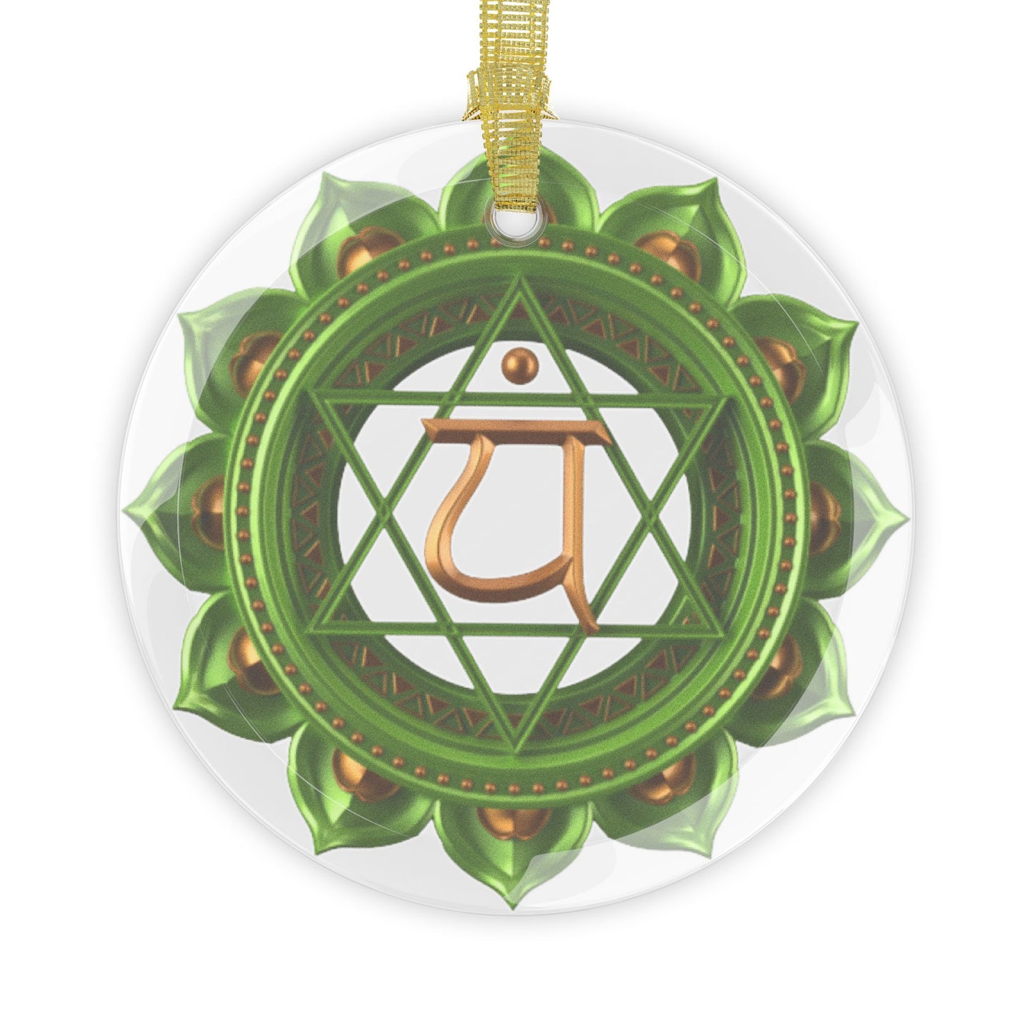 Heart Chakra Glass Ornament – Holiday Harmony Collection