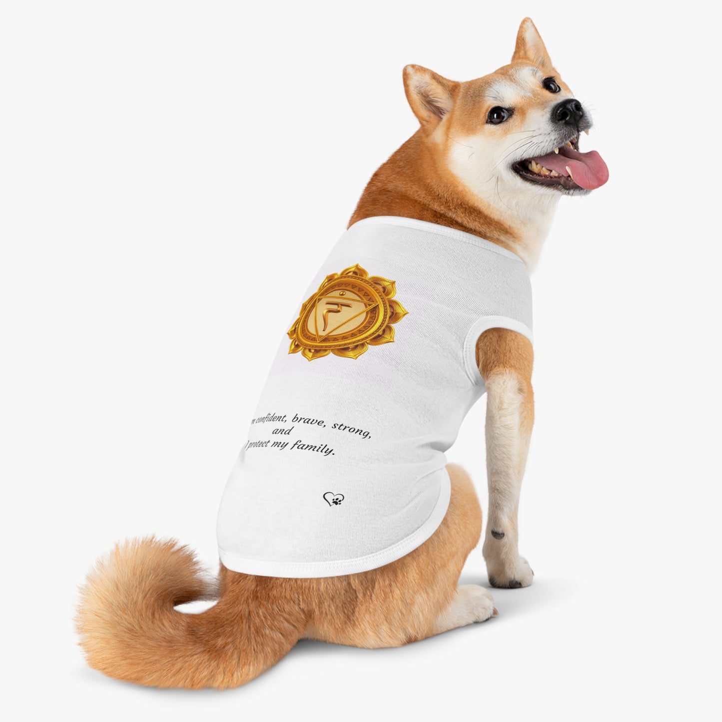 Sacred Guardian Pet Tank – Solar Plexus Chakra (Confidence & Courage)