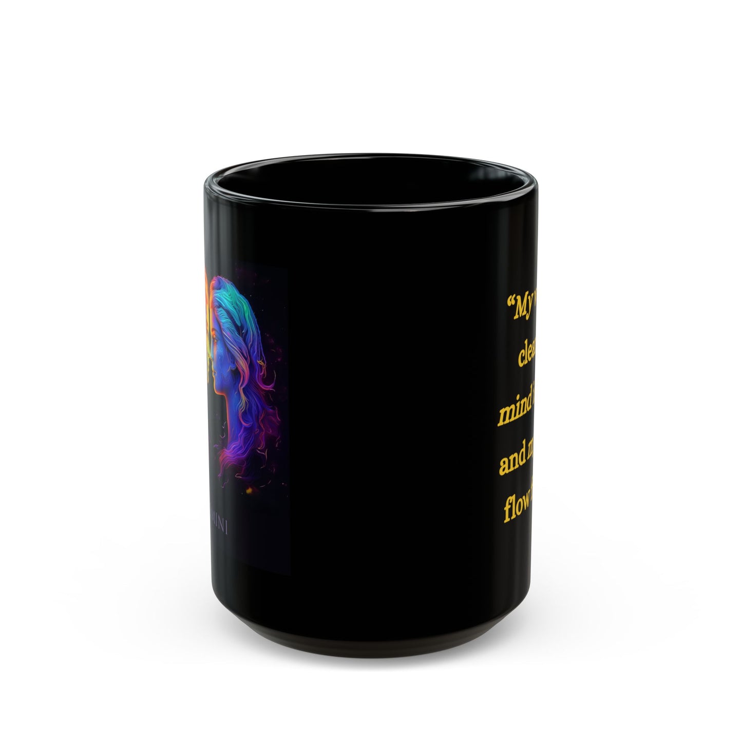 Gemini Zodiac Affirmation Mug – Expressive & Dynamic