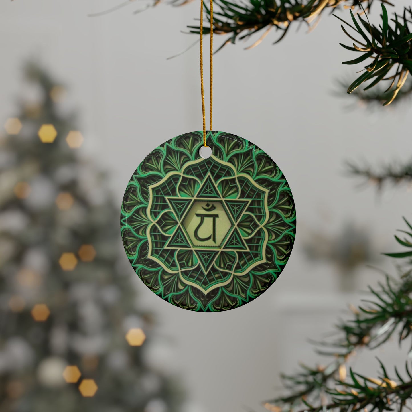 Ceramic Heart Chakra Ornament – Love & Gratitude at Christmas