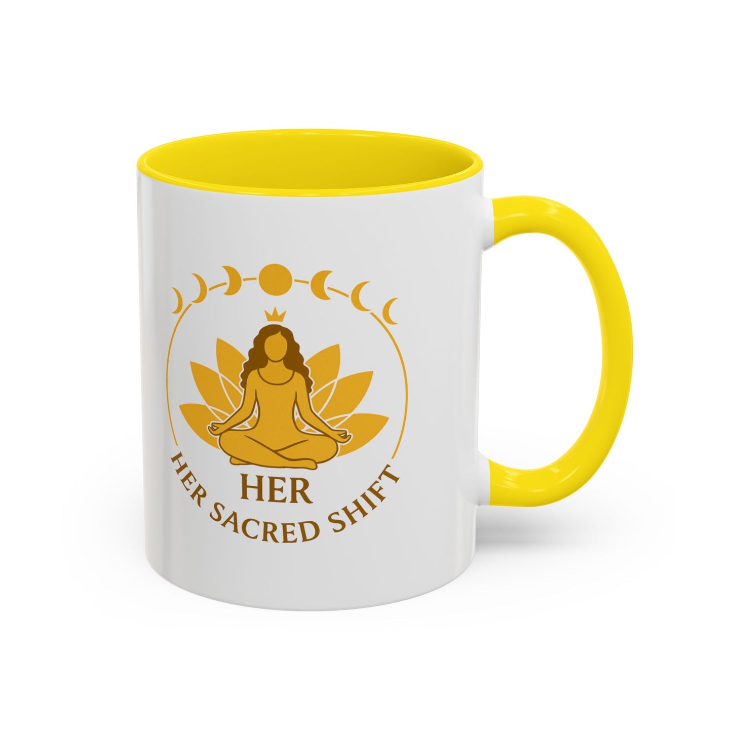 Her Sacred Shift Logo Mug – Solar Plexus Energy (11oz / 15oz)