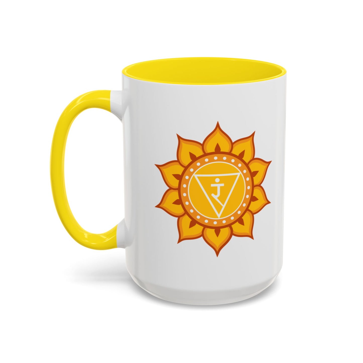 Solar Plexus Chakra Mug – I Trust My Light. I Rise with Unstoppable Strength (11oz / 15oz)