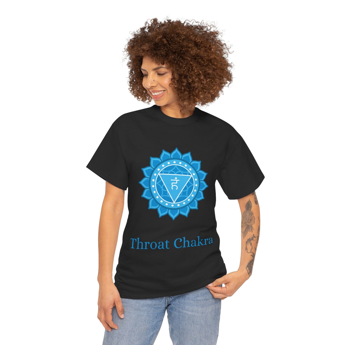 Throat Chakra Symbol T-Shirt – Truth, Clarity & Expression